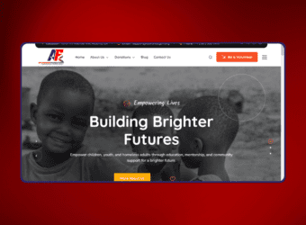 AdvanceGen Charity Website: Empowering Communities